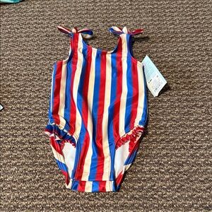 Colorful Striped Kids Swimwear